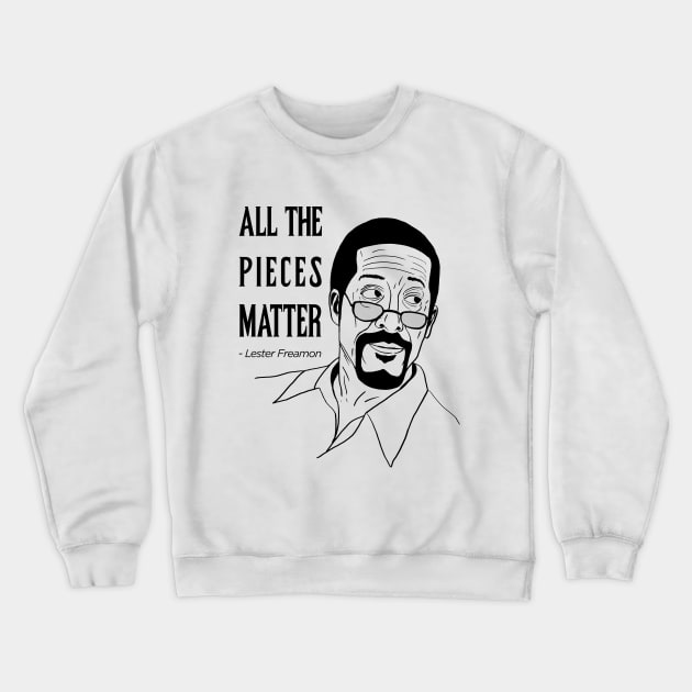 Lester Freamon Crewneck Sweatshirt by HurdyGurdy